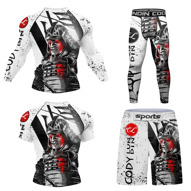 Cody Lundin Durability MMA BJJ Rash Guard Tight Exercise | SAMAG