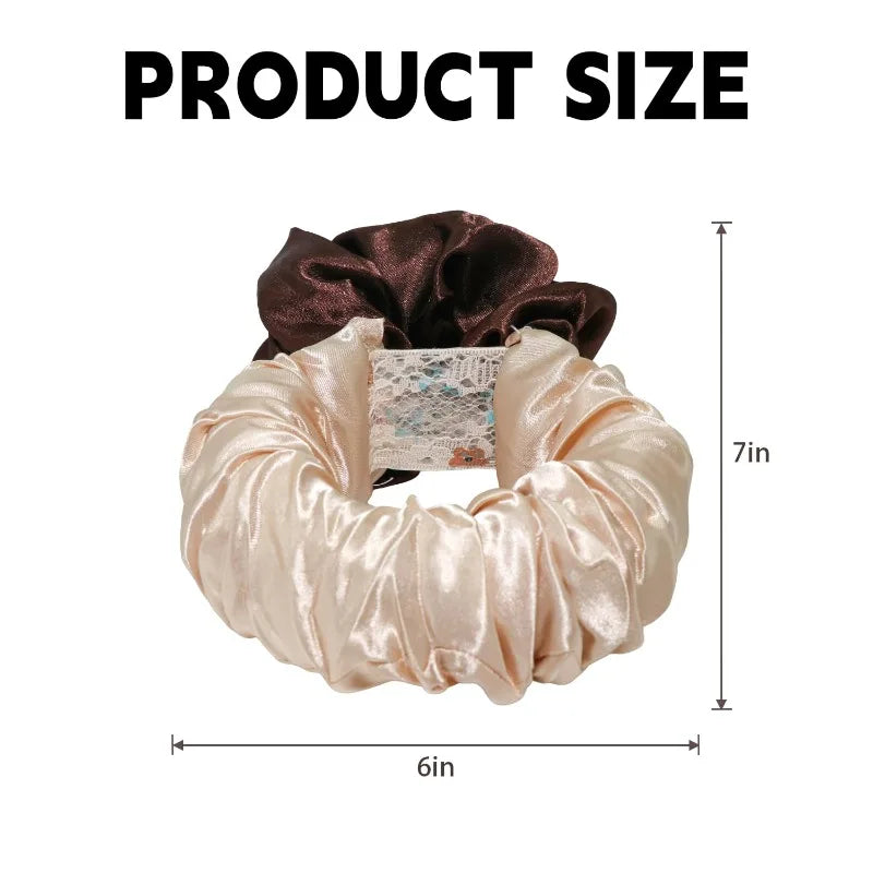 Portable Heatless Hair Curler Wand Sleep No Heat Curling Iron Ring Seamless Wave Hair Curler Ball Head Hair Accessories Women