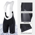 X-TIGER Women's Bike Bib Shorts 5D Padded Pockets Cycling Shorts Mountain Biking Bicycle 5D Butterfly-Shaped Pad UPF50+