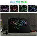 Haute42 T16 Black Stickless Hitbox Controller Leverless Arcade Fightstick For PC/PS4/PS5/Switch Fighting Game Hitbox Leverless