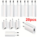Universal 5V 1A USB Wall Travel Charger Head Power Adapter Portable EU Plug Charging For Mobile Phone MP3 7 8 Xs