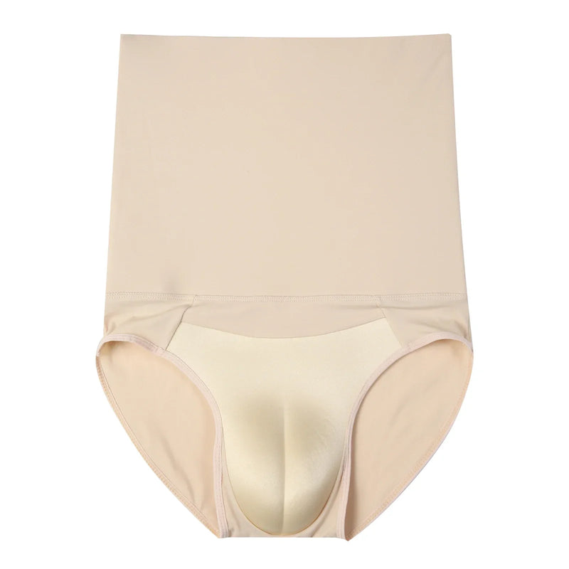 Men Hiding Gaff Panty Men Slimming Underpant Body Shapers Waist Trainer Corset Modeling Waist Control Briefs Underwear Shapewear