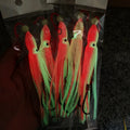 5pcs/pack soft squid 12cm 5.5g silicon gel skirt  tentacle 15# double assist hook lure hook rig fishing tackle saltwater fishing