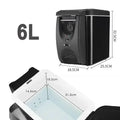 6L 12V Electric Car Refrigerator Mini Freezer Freezer Cooler Warmer Electric Fridge Portable Icebox Travel Refrigerator