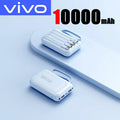 VIVO Mini 500000mAh Power Bank Super Fast Charging 4 in 1 Built in Cables LED Digital Display Power Bank for iPhone Samsung