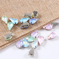 8x13mm Teardrop Crystal Sew On Rhinestone With Silver - View 5 | SAMAG