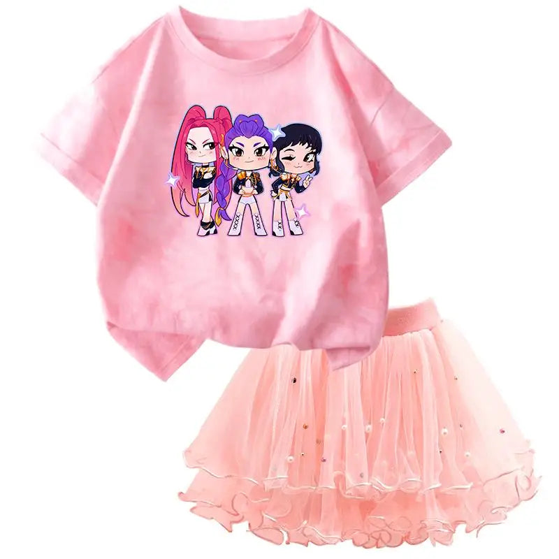K - Pop Hunters Zoey Mira Rumi Kids T Shirt Summer Girl - View 24 | SAMAG