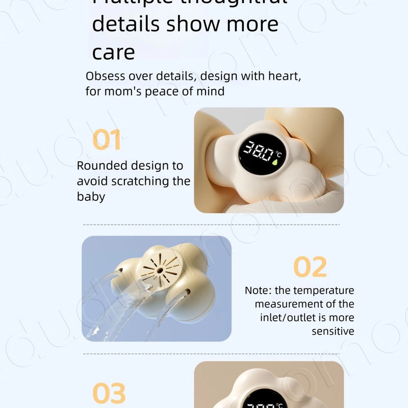 Baby Bath Temperature Meter Floating Digital Water Baby Bath Temperature Meter LED Display Temperature Tester Safety Cartoon