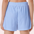 Casual Shorts Women 2024 New Summer Simple Comfortable Elastic Waist Cool Breathable Solid Color Casual Sports Five Quarter Pant
