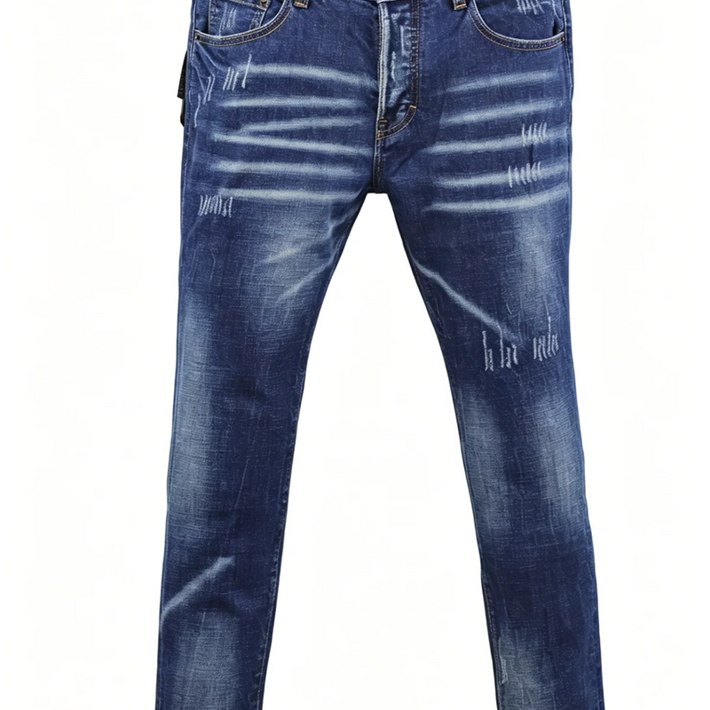 6060 Four Seasons New Men's Washed Ripped Patch Old | SAMAG