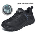 Wide Toe Work Safety Shoes Men Indestructible Steel Toe Shoes Breathable Security Work Sneakers Protective Safety Boots