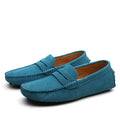 Men's Suede Leather Penny Loafers Casual Driving Moccasins Slip-On Boat Shoes Plus Big Sizes 49 50 51 52 53