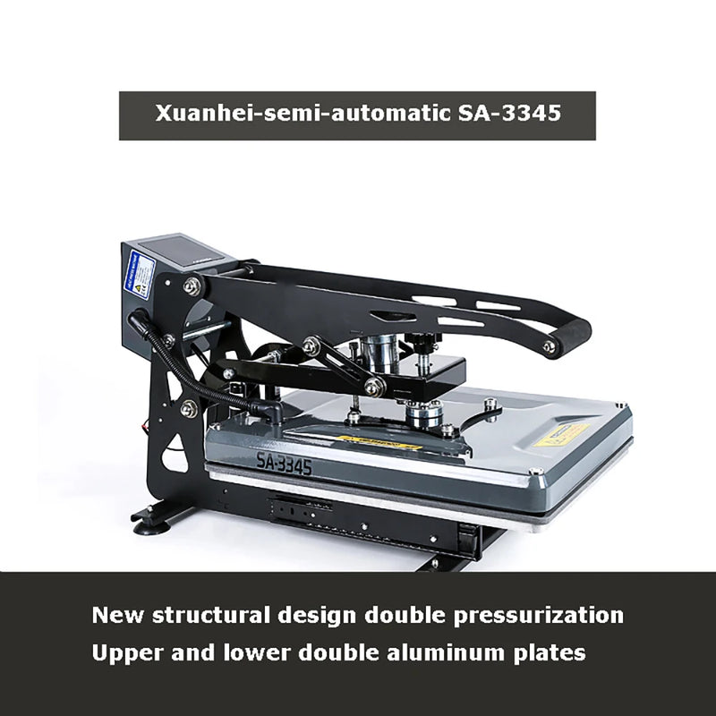 T-Shirt Hot Stamping Printer for Clothes Design Artwork Digital 330x450MM Tool Heating Transfer Press Printing Machin