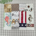 5Pcs/lot 41x64cm 100% Cotton Colorful Printed Tea Towel Dish Cleaning Cloth Table Napkins Cooking Tools Kitchen Hand Towels
