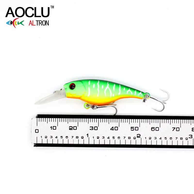 AOCLU Mini Shad 40mm 2.5g Hard Bait Small Minnow Crank | SAMAG