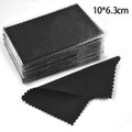 50pcs 10x6.3cm/10x6cm/8x6cm Silver Clean Polishing Cloth Soft Clean Wipe Wiping Cloth For Necklaces Rings Jewelry Clean Tools