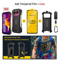 Ulefone Armor 27T Pro+ 5G Rugged Phone 10600mAh Smartphone Android 15 50MP+64MP Night Camera 6.78" Up to 24GB RAM+256GB ROM NFC