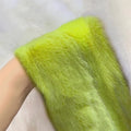 Women's Mules and Clogs Fuzzy Mink Fur Slippers with Arch Support Outdoor Women Shoe Closed Toe Nonslip Comwarm Clog Shoes Woman