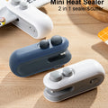 Mini Heat Bag Sealing Machine Plastic Bag Sealer Rechargeable Food Packing Bag Thermal Sealer Portable Plastic Bag Heat Sealer
