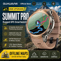 2026 Military Satellite Offline Map GPS Smart Watch Men 1.43''AMOLED Bluetooth Call Compass 5ATM Waterproof 170+Sport Smartwatch