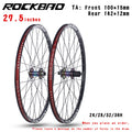 ROCKBAO Mountain Bike Wheelset 24/26/27.5/29 Inches Disc Brake Aluminum Alloy 4Bearings 7-12Speed Thru Axle MTB Bicycle Wheel