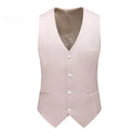 Vest Mens Fashion Casual High Quality Solid Color Slim Large Size Business Office Waistcoat Men Groom Wedding Dress Suit Vests