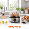 SUPERLEX 400W Power EGG COOKER with Large Capital Boils Up to 7 Eggs Smart Power Off Easy to Clean and Better Safeter For Family