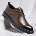Men's leather shoes, autumn business formal leather shoes, casual British dress shoes