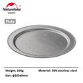 Naturehike Outdoor Tableware Stainless Steel Plate Bowl - View 8 | SAMAG