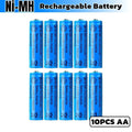 AA AAA 2000mAh 1.2V 1-60 Pcs Battery Rechargeable 2A 3A Ni-MH Batteries with Quick Charger for Toys Mouse Keyboard Flashlights