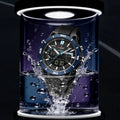 NAVIFORCE Men's Fashion Dual Display Watch 5ATM Waterproof Luminous Soft TPU Strap Male Sports Outdoor Daily Wristwatch Gift Box