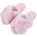 Shevalues Fashion Fluffy Home Slippers For Women Winter Indoor Open Toe Furry Cotton Shoes New Casual Furry Cozy Soft Slippers