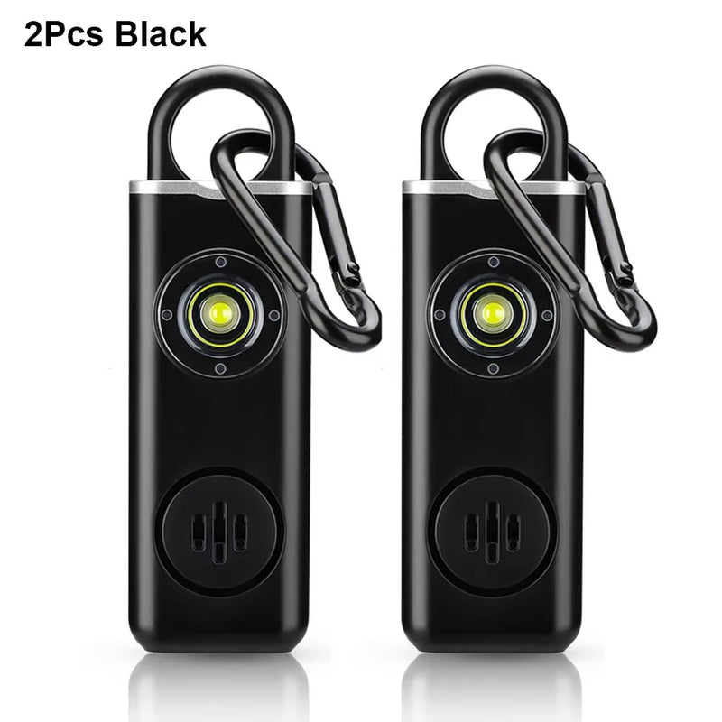 Hollarm Self Defense Personal Alarm for Women, Children, Elderly 130dB Siren Loud Rechargeable Keychain Alarm with LED Light