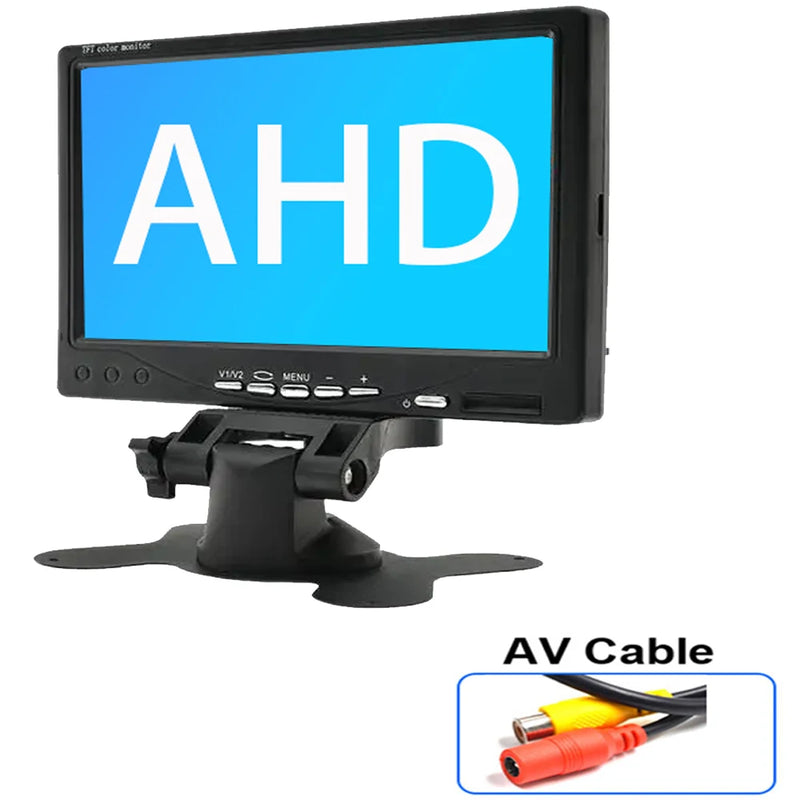 7 - Inch 1920 * 1080 AHD 1080P High - Definition Truck Monitor with Starlight Night Vision - Ideal for Vehicle Reverse in Bus