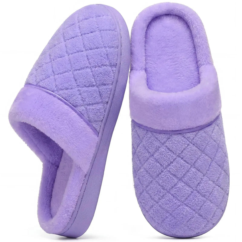 Comwarm Lightweight House Slippers For Women Men Anti-slip Soft Sole Home Slides Comfy Slides Memory Foam Unisex Bedroom Shoes