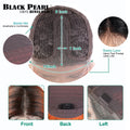 Black Pearl Ginger Lace Front 100% Human Hair Quality Wigs Glueless Wig Short Straight Bob Wig Lace Front Human Hair Wig