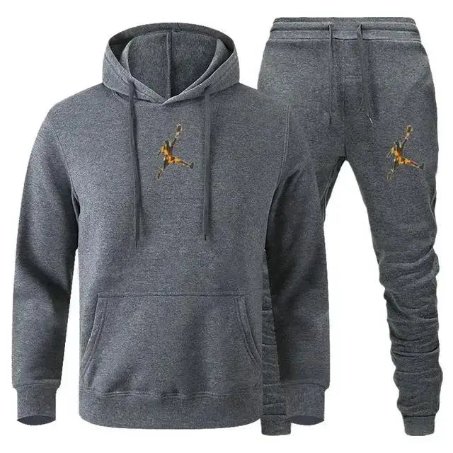 Pull à capuche et pantalon de jogging pour hommes et femmes ensemble deux pièces costume sportif hip hop - View 27 | SAMAG