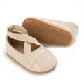 Spring and Autumn Baby Apricot Princess Shoes 0-12 Months Non-Slip Soft Sole Walking Shoes