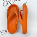 Rimocy Soft Sole EVA Women's Flip Flops 2026Summer Beach Non-slip Cloud Slippers Women Thick Platform Clip Toe Bathroom Slides