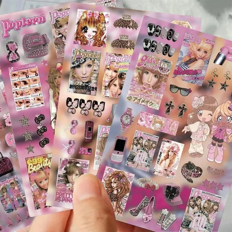 8sheet Kawaii Retro Y2K Shibuya Hottie Showa Style - View 5 | SAMAG