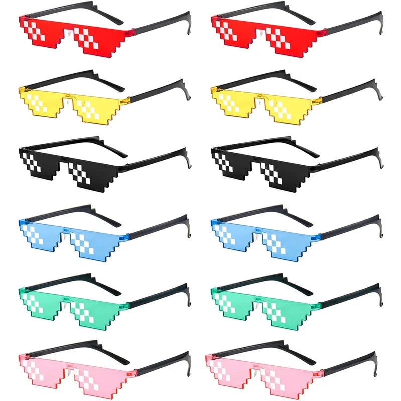 1- Pixel Sunglasses Retro Glasses Adult Boys and Girls | SAMAG