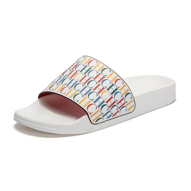 Women's Beach Shoes Summer Simple Beige Home Shoes Bathroom slippers