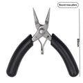 Jewelry Crimping Pliers For Making Tips Tool Tweezers Crimp Nose Pliers Jump Rings & Split Rings Double Rings Diy Accessories