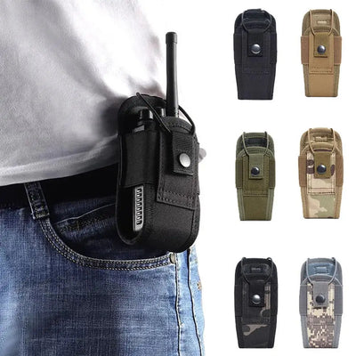 Tactical Walkie Talkie Carry Bag Molle Radio Pouch Holder | SAMAG