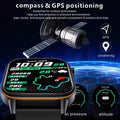 New GPS Military Smart Watch Bulit-in GPS Compass Altimeter Barometric 10ATM IP69K Waterproof AMOLED BT Call Smartwatch