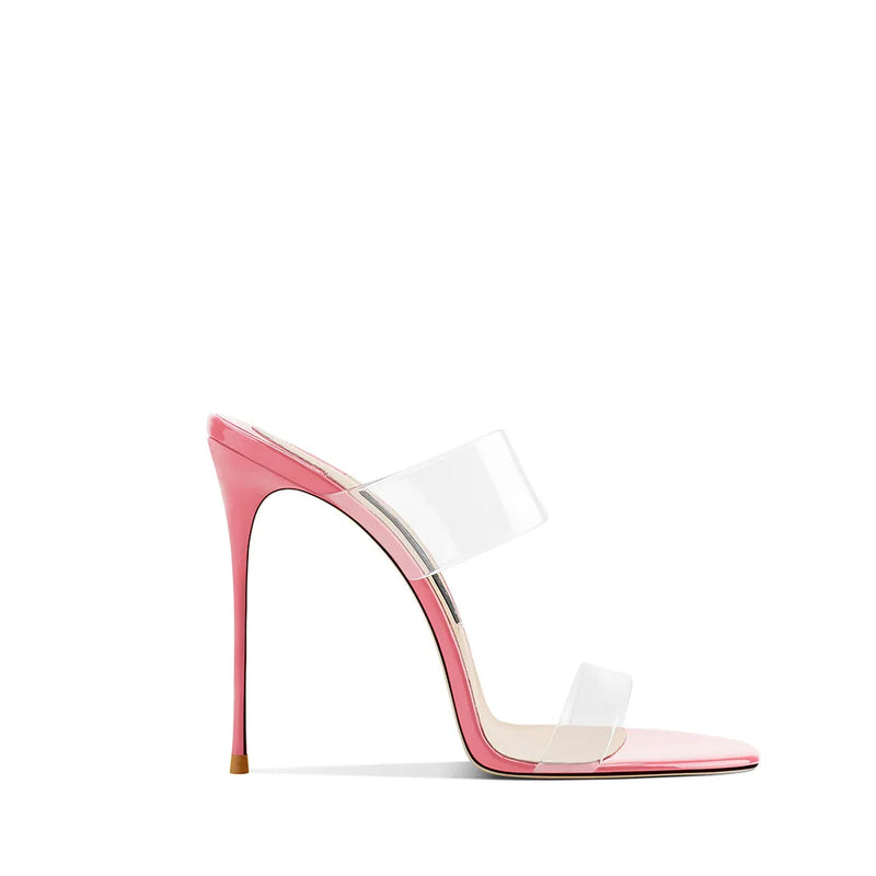 Transparent Sandals Drag Women's Stiletto High Heels Summer Fashion New Women's Slippers