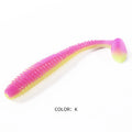 2023 Supercontinent Impact Ring Shad Fishing Lure Soft 20pcs 10pcs 6pcs Plastics Baits Swimbait Jigging Lure Artificial Baits