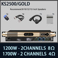 FUHAM KS2500 Digital Power Amplifier 2/4 Channel 8 Ohm 1200W Audio Amplifier Digital Amplifier Audio DJ Stage Performance