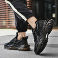 High-quality Large-sized Round-toed Thick-soled Height-increasing Shock-absorbing and Low-top New Casual Sports Shoes
