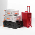 Bunnyfly 20/24/28 inch Travel Suitcase All Aluminum Rolling Luggage Boarding Box Trolley Case With Wheels Carry on Luggage